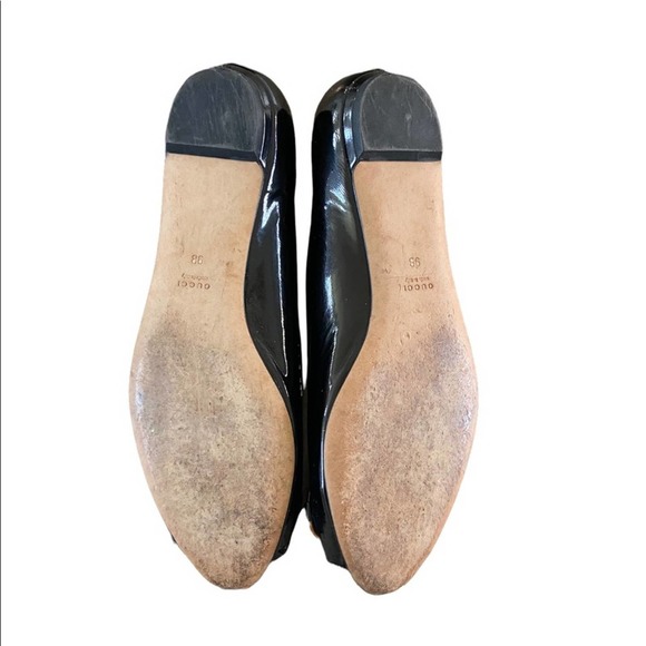 Gucci Horsebit Patent Leather Flats Size 9B - Picture 10 of 13